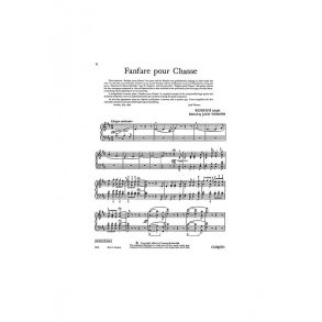Rossini, G Fanfare Pour Chasse Piano