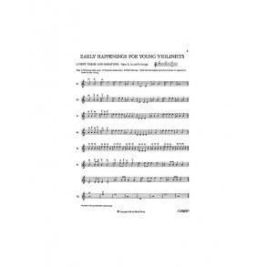 Brown, H Early Happenings For Young Violinists Book One Pupil's Book