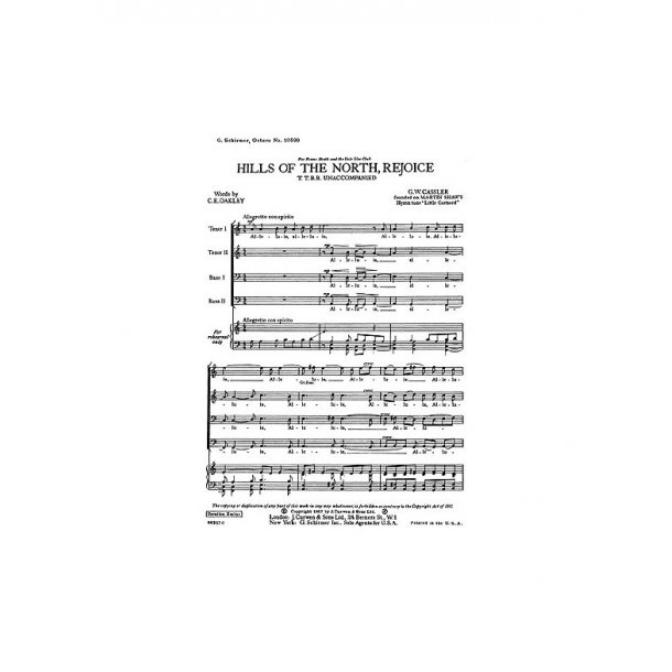 Cassler, G Hills Of The North, Rejoice Ttbb