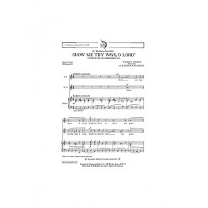 Greene: Show Me Thy Ways, O Lord (SS)