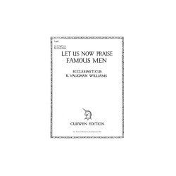 Vaughan Williams, R Let Us Now Praise Famous Men In C Voice/Piano