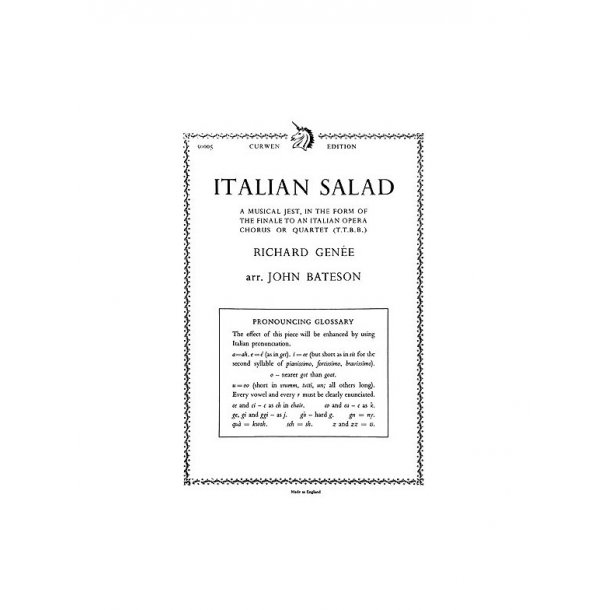 Genee, R Italian Salad Ttbb