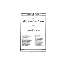 De Rille, L The Martyrs Of The Arena Ttbb/Piano