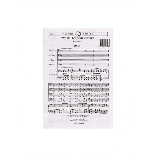 G.F. Handel: The Hallelujah Chorus (TTBB)