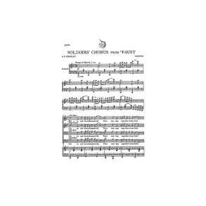 Gounod, C Soldiers Chorus From 'faust' Ttbb/Piano