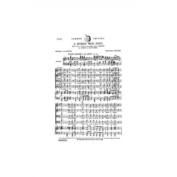 Wagner, R A Roman War Song From Rienzi Ttbb/Pf