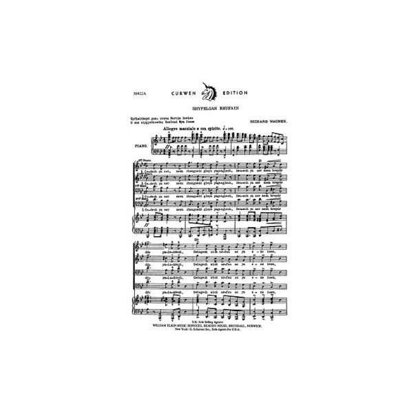 Wagner, R A Roman War Song (Welsh-rhyfelgan Rhufain) Ttbb/Pf