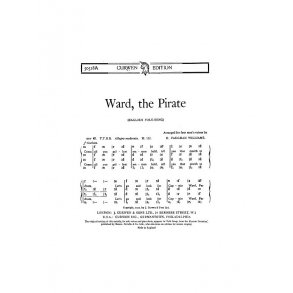 Ralph Vaughan Williams: Ward The Pirate (TTBB Tonic Sol-Fa)