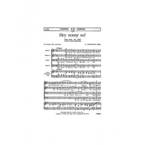 Armstrong Gibbs Hey Nonny No! Ttbb (Unaccompanied)