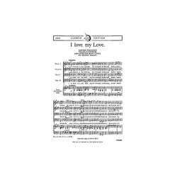 Holst, G I Love My Love Ttbb/Piano