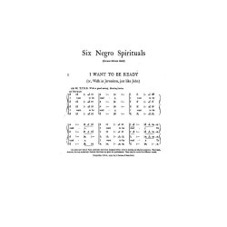 Maurice Jacobson: 6 Negro Spirituals (TTBB Tonic Sol-fa)