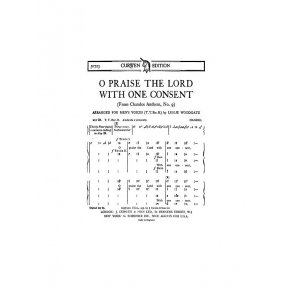 Handel Praise Lord Consent Ttbb Toni