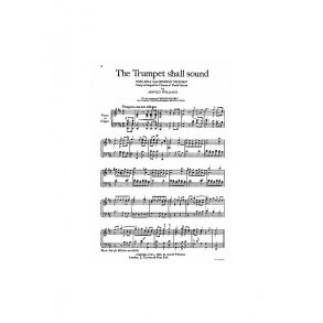 Handel, Gf The Trumpet Shall Sound Ttbb/Piano