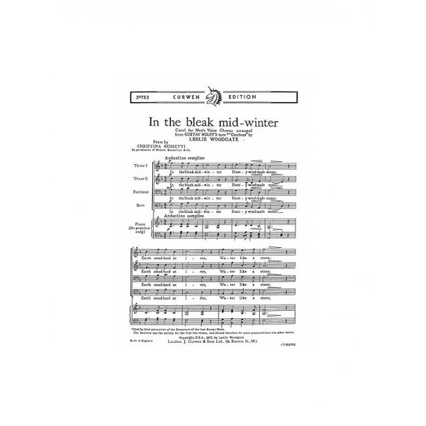 Leslie Woodgate: In The Bleak Mid-winter