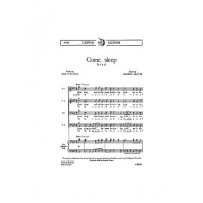 Blower, M Come, Sleep Ttbb/Piano