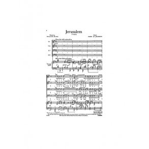 C. Hubert Parry: Jerusalem (TTBB)