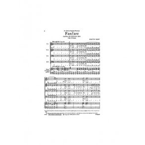 Shaw, M Fanfare Ttbb/Piano