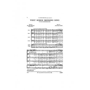 Cook, M West Sussex Drinking Song Ttbb