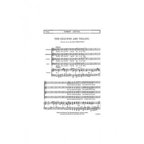 Haydn The Heavens Are Telling Satb Piano