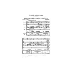Geibel When The Snowflakes Flutter Low Satb