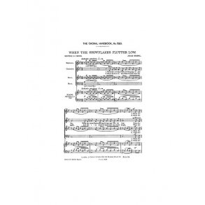 Geibel When The Snowflakes Flutter Low Satb