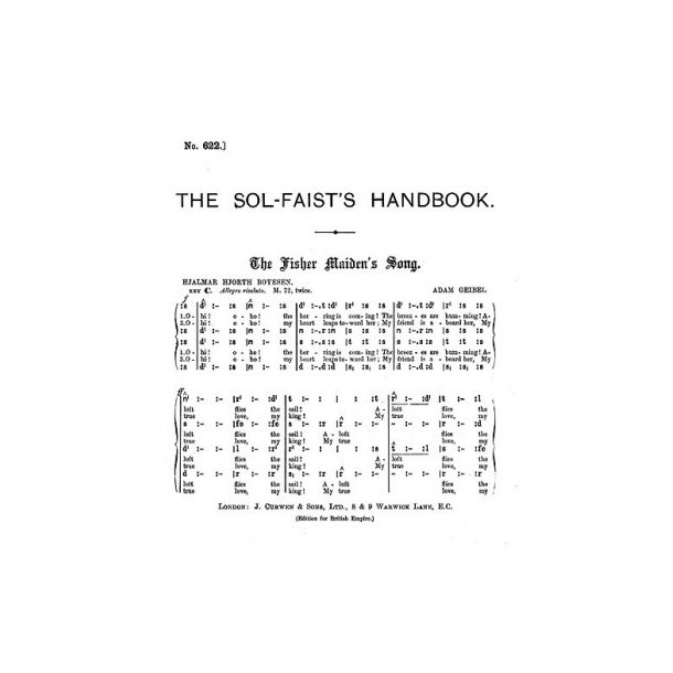 Geibel Fisher Maidens Satb Tonic Solfa