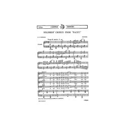 Gound Soldiers Chorus Faust Satb