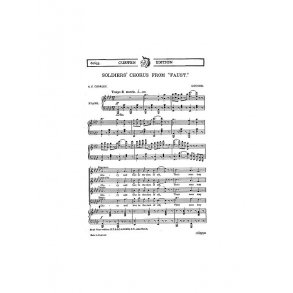 Gound Soldiers Chorus Faust Satb