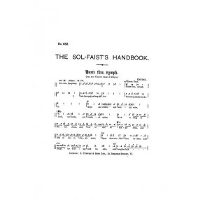 Handel Haste Thee, Nymph Tonic