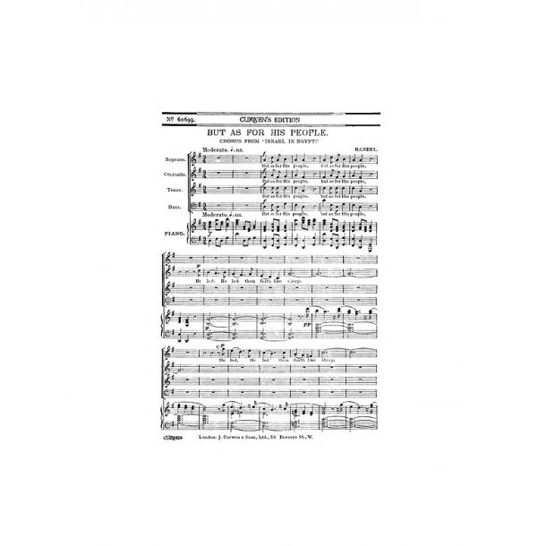 Handel But As For His People Satb