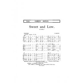 Joseph Barnby: Sweet And Low (SATB Tonic Sol-Fa)