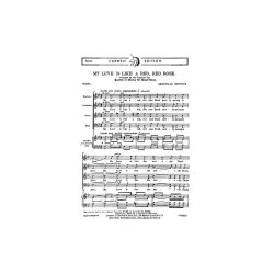 Granville Bantock: My Luve Is Like A Red, Red Rose (SATB)