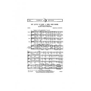 Granville Bantock: My Luve Is Like A Red, Red Rose (SATB)