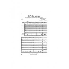 V Williams, R Ca' The Yowes Tenor Solo/Satb/Piano