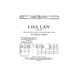 Gustav Holst: Lisa Lan (SATB)
