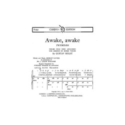 Holst Awake, Awake Satb Tonic Solfa