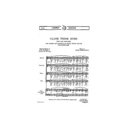 Rees-davies, I Close Thine Eyes Satb/Piano