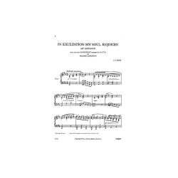 Bach, Js In Exultation My Soul Rejoices Satb/Piano