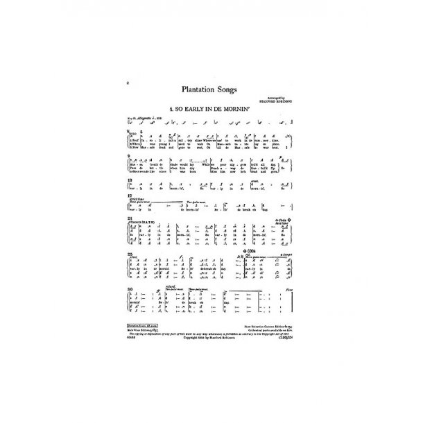 Robinson Plantation Songs Tonic