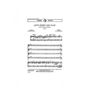 Handel Lets Sport And Play Satb
