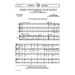 Seiber, M Three Hungarian Folk-songs Sab Piano