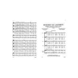 Handl, G Resonet In Laudibus (Joseph Dearest, Joseph Mine) Satb/Pf
