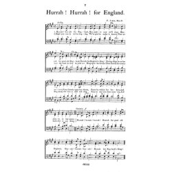 James Hurrah! Hurrah! For England Satb