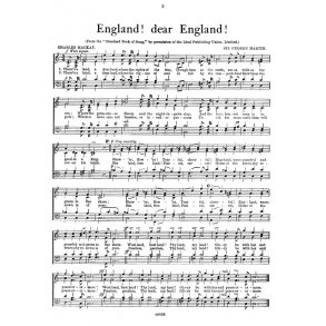 Martin England! Dear England! Satb