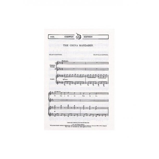 G Bantock: The China Mandarin