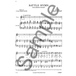 Shaw, M Battle Hymn Unison/Piano
