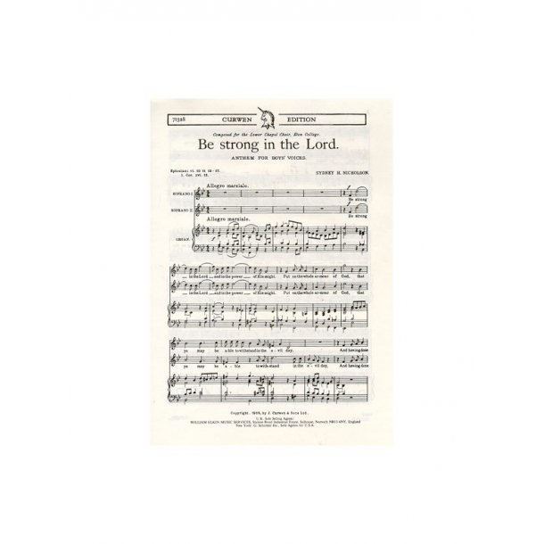 Nicholson: Be Strong In The Lord