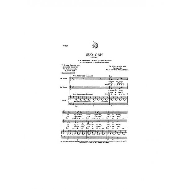 Gwynn Williams: Suo-gan