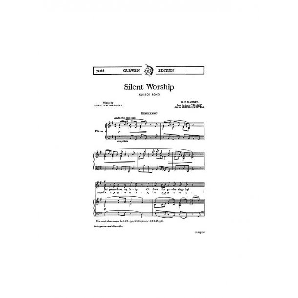 G.F. Handel: Silent Worship (Unison)