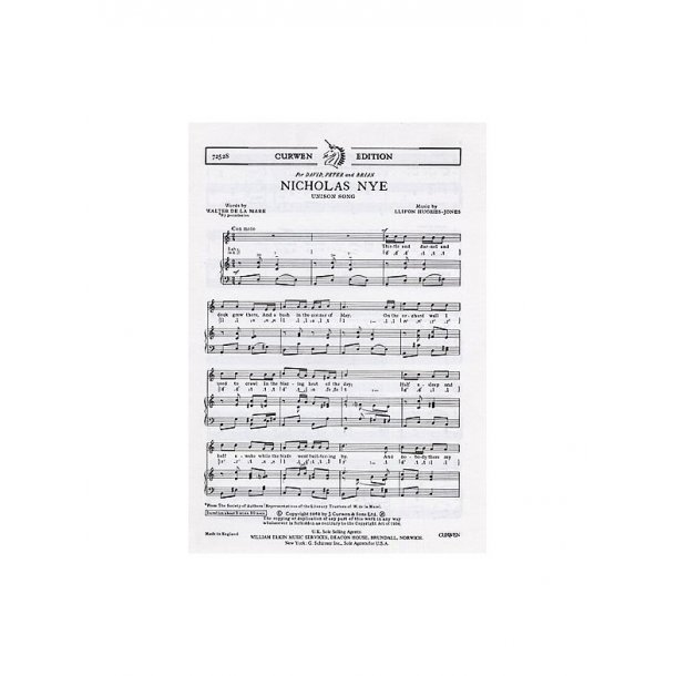 Hughes-jones: Nicholas Nye